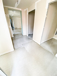 application chape fluide ciment annecy rénovation appartement